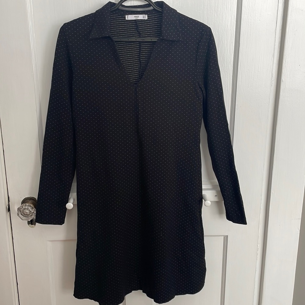 Mango long sleeve dress Small